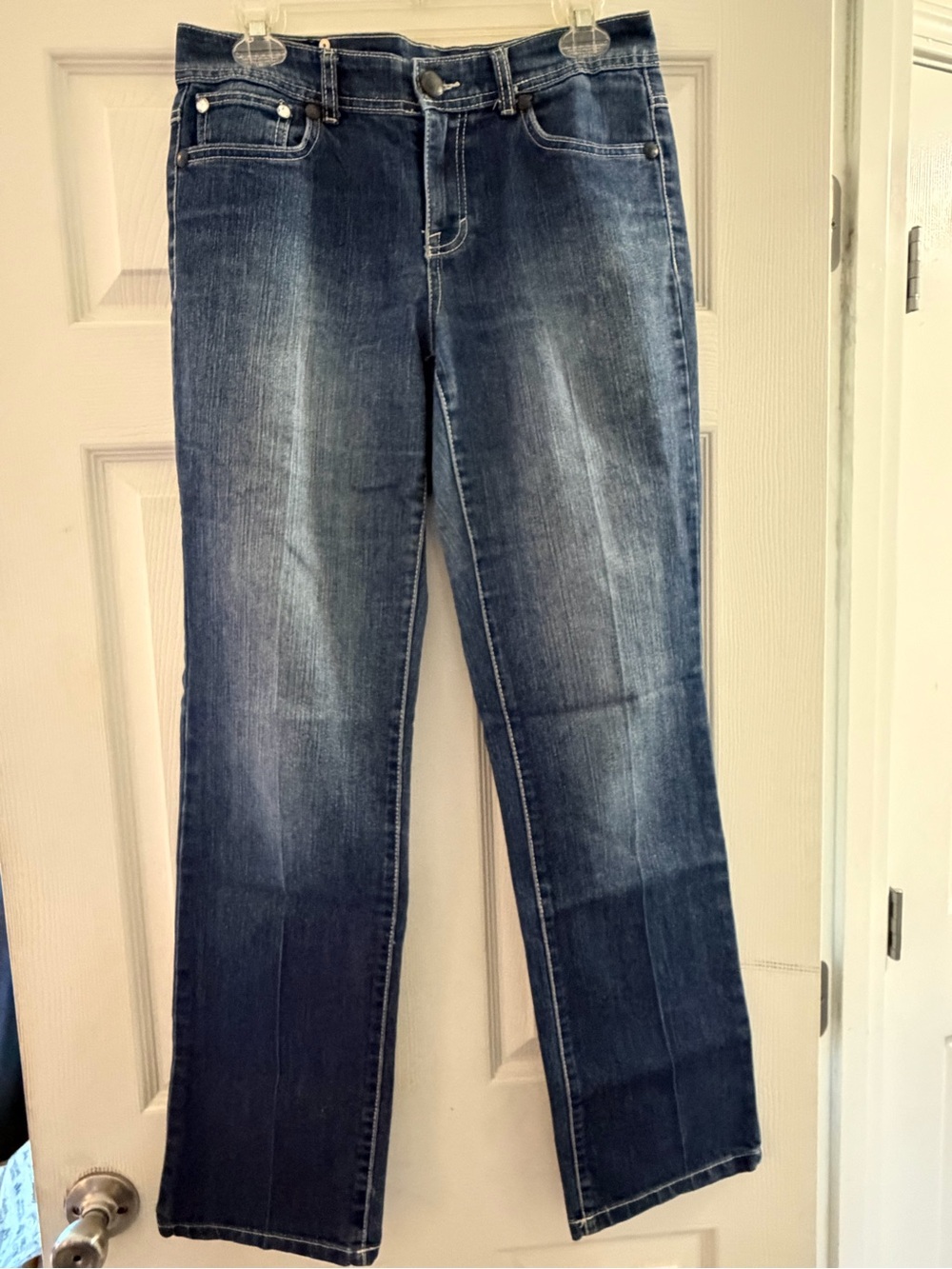 Style & Co Women’s Dark Blue Straight-Leg Jeans